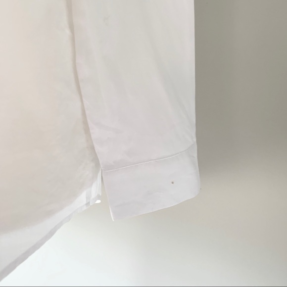 Loft Ruffle Shirt Long Sleeve Size X- Small - Picture 7 of 10